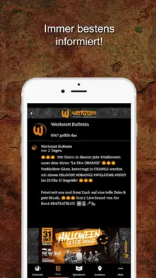 WERKSTATT Restaurants android App screenshot 1